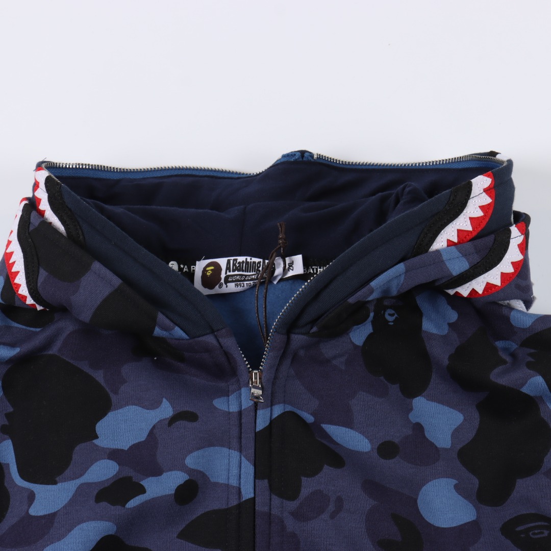 Ape Bape Shark Hoodie A Bathing Ape（1G80-115-022）