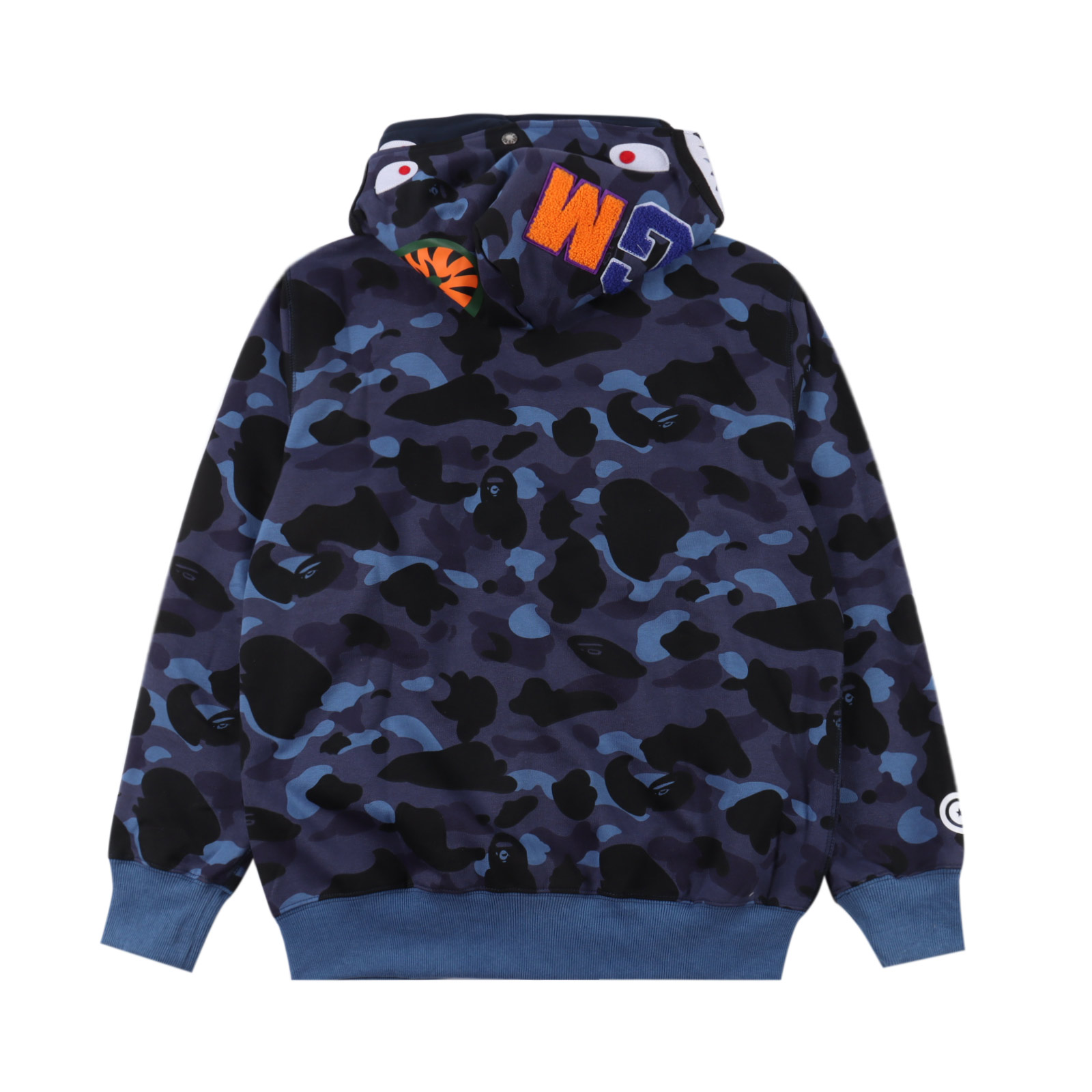 Ape Bape Shark Hoodie A Bathing Ape（1G80-115-022）