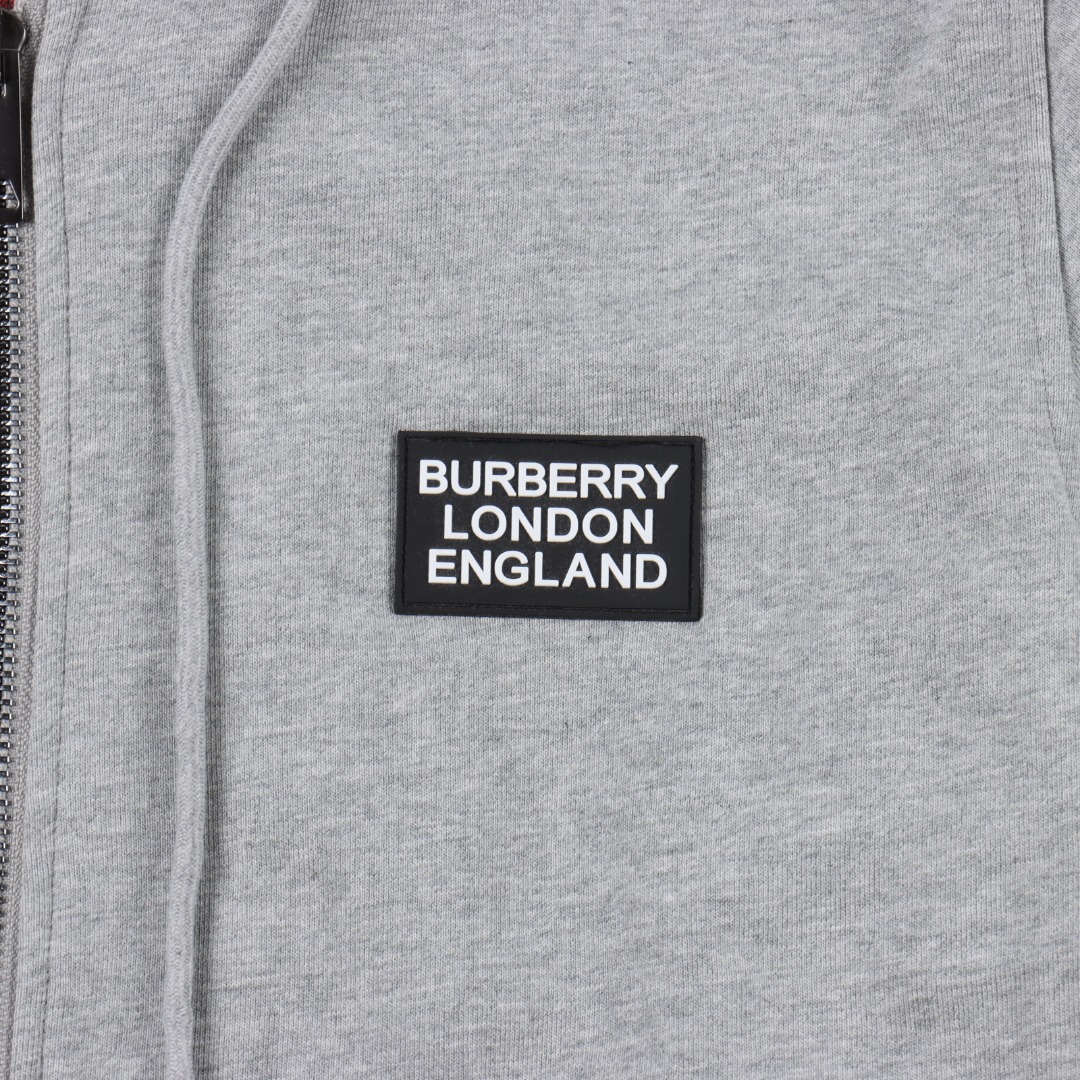 Burberry Cotton Blend Zip Hoodie（8026221）