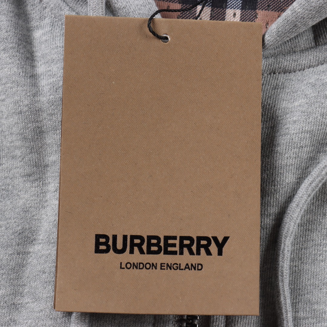 Burberry Cotton Blend Zip Hoodie（8026221）