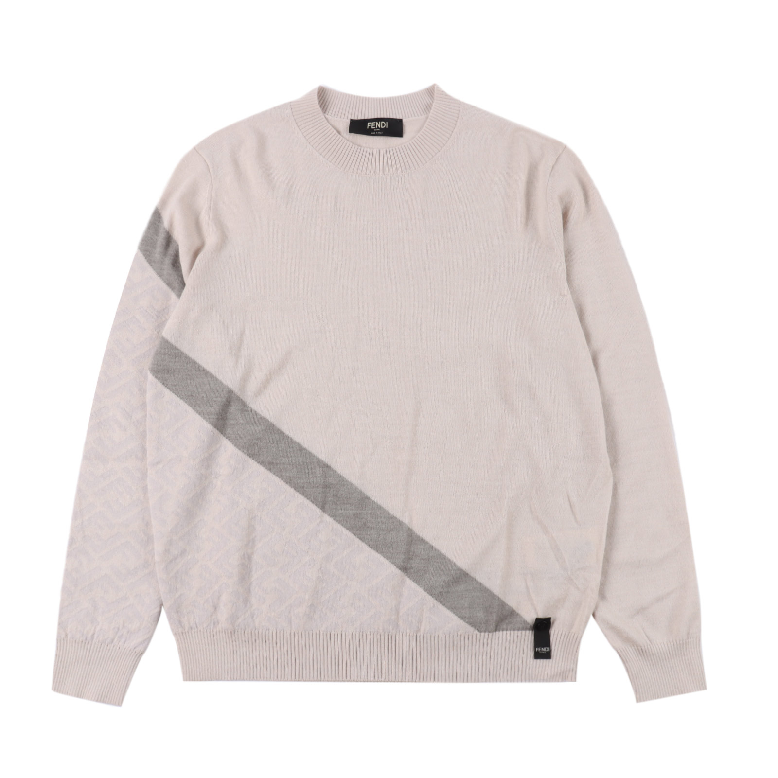 Fendi White wool sweater (FZX091AQKXF0YW1）