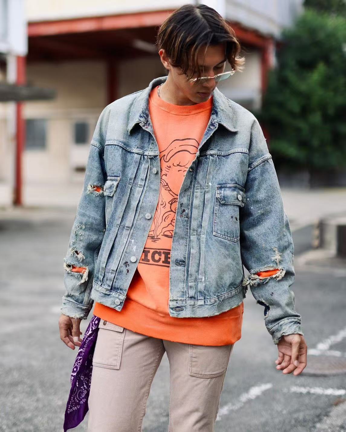 SAINT Mxxxxxx BJ_DENIM JACKET/DAMAGE（SM-A23-0000-C17）