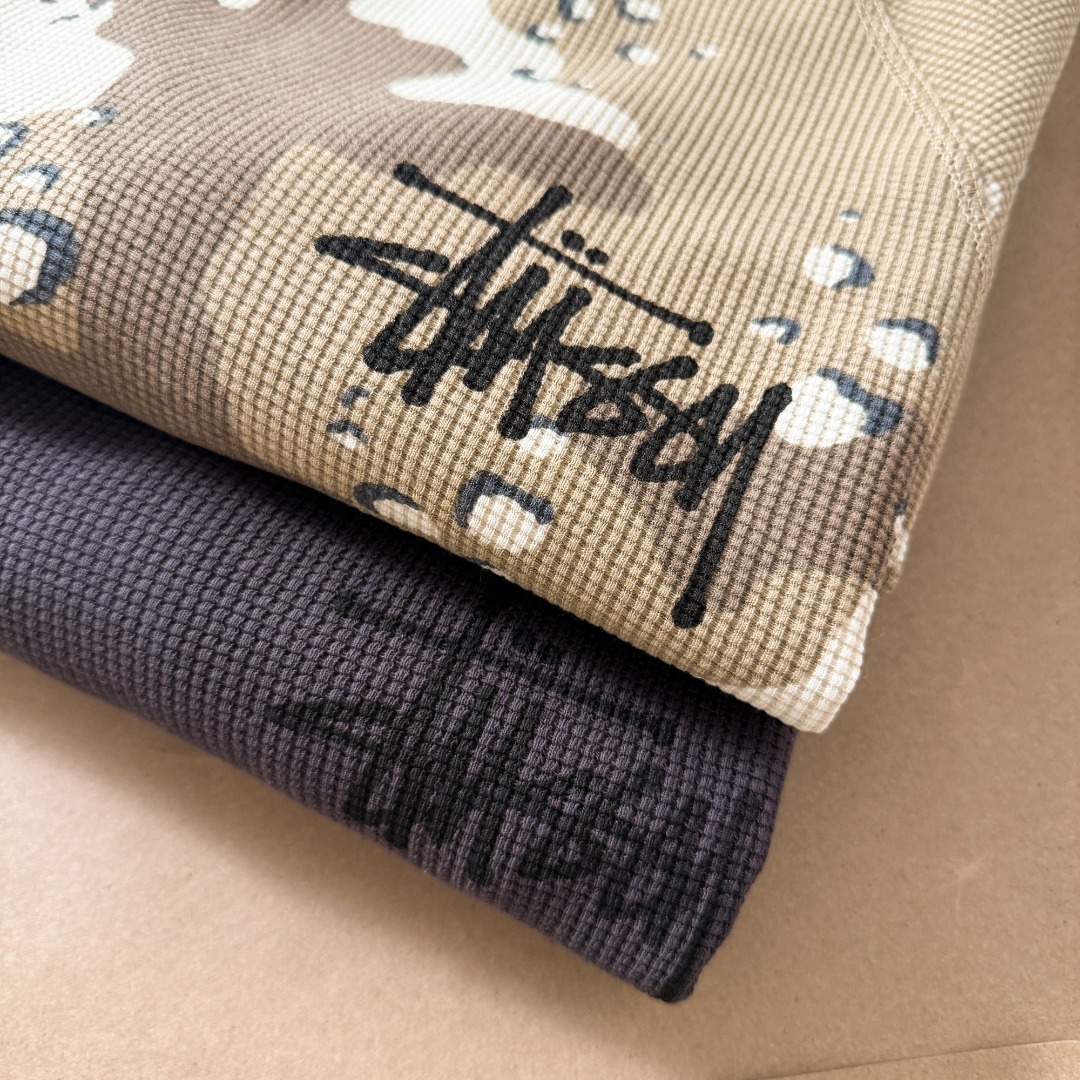 Stüssy Raglan Thermal Basic Sweatshirt（1140356）