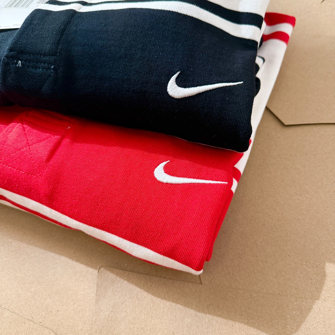 Supreme x Nike Stripe Rugby "Black" HF9641-010（SUP-SS25-220）