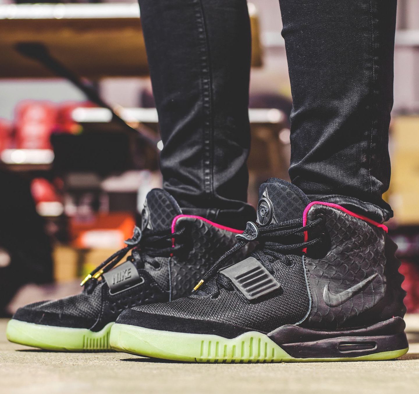 Nike Air Yeezy 2 Solar Red ナイキ エアイージー2 ソーラー (Nike/スニーカー) 508214-006【BUYMA】