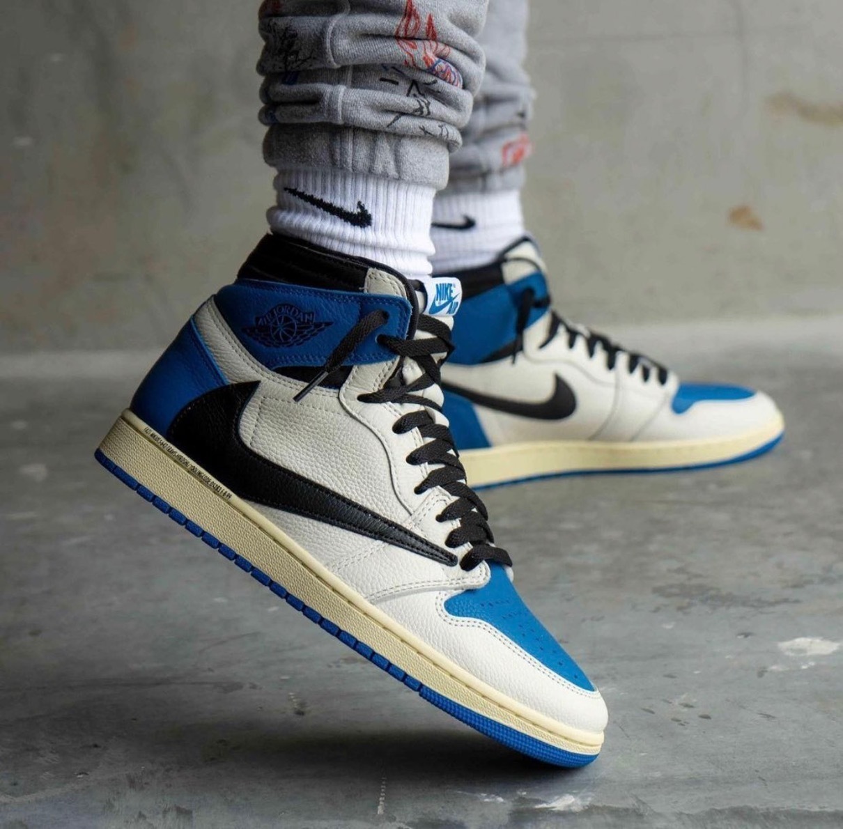 LJR】Travis Scott × Fragment × Nike Air Jordan 1 Retro High OG SP 