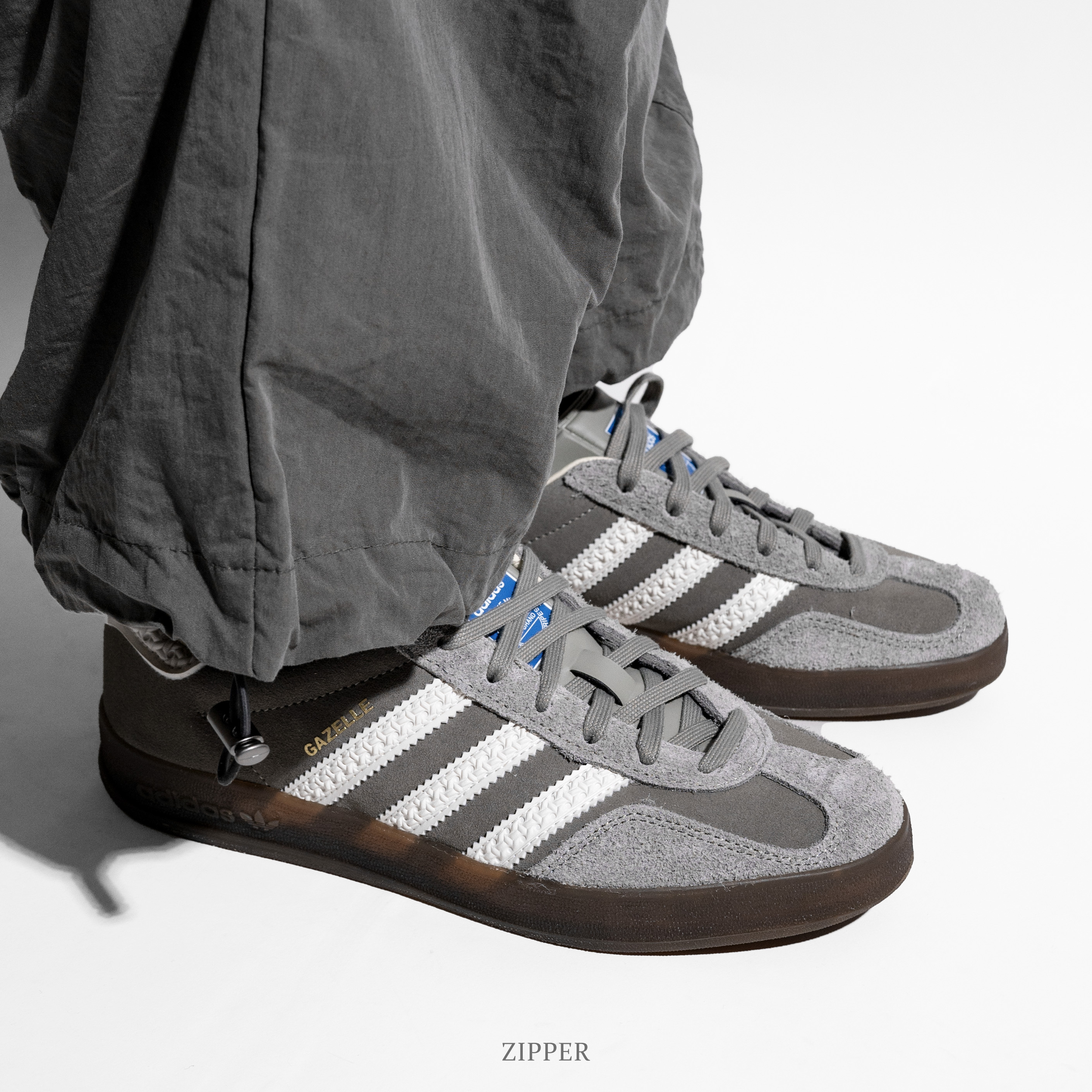 Adidas Originals Gazelle Indoor 水泥灰IF1807