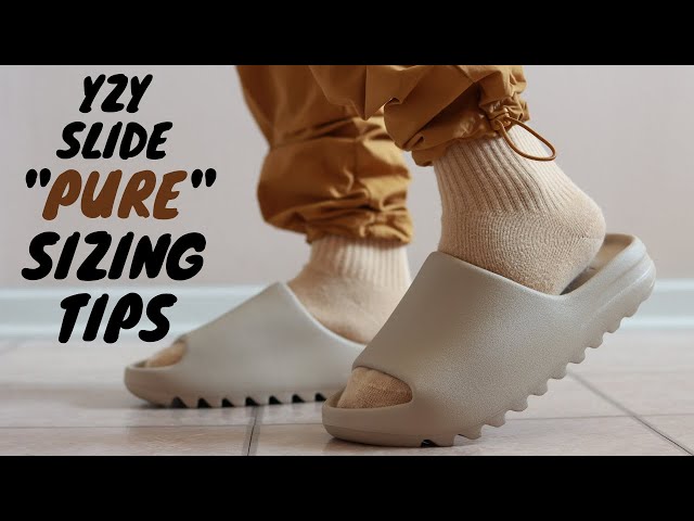Adidas Yeezy Slide "PURE" Review & On Feet | BEST SIZING TIPS - YouTube