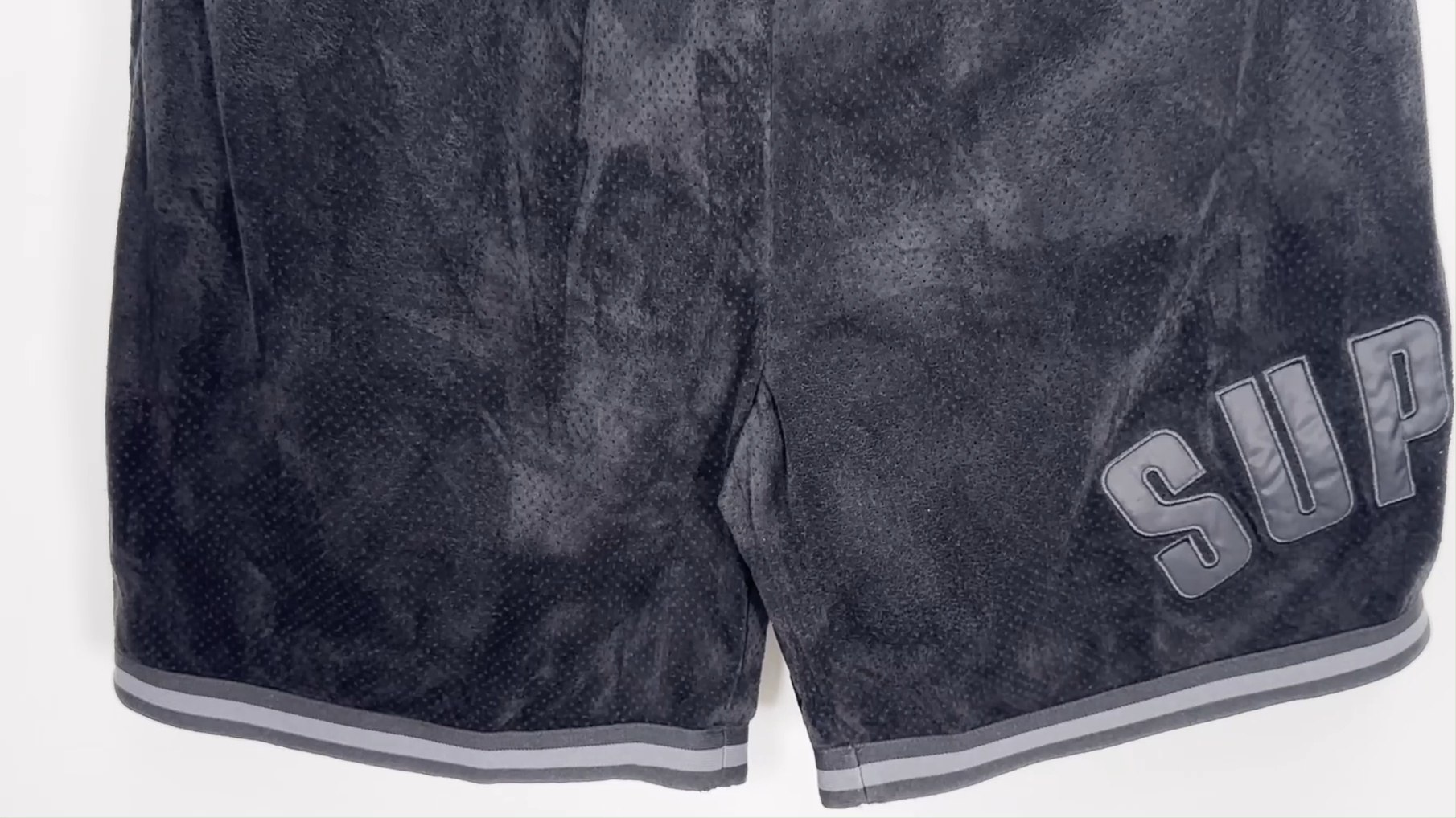 Supreme Ultrasuede Mesh Short "Black"（SUP-SS24-281）