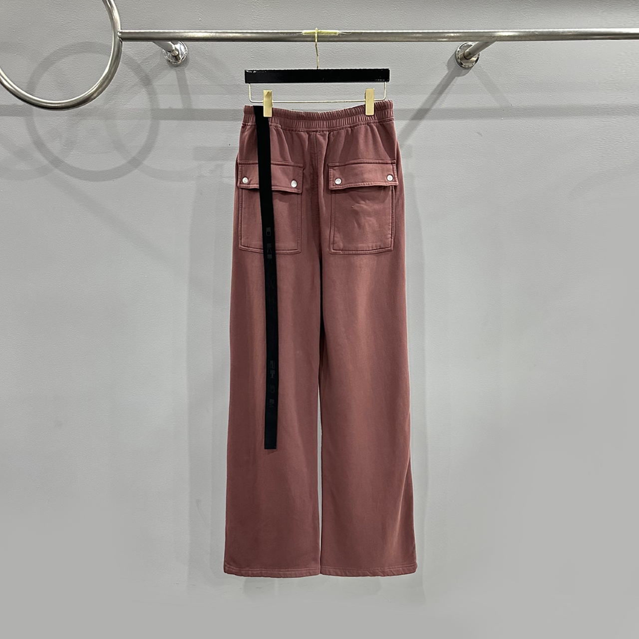 Rick Owens DRKSHDW Geth Belas Black Cotton Baggy Pant（DS01D1327CB-09）