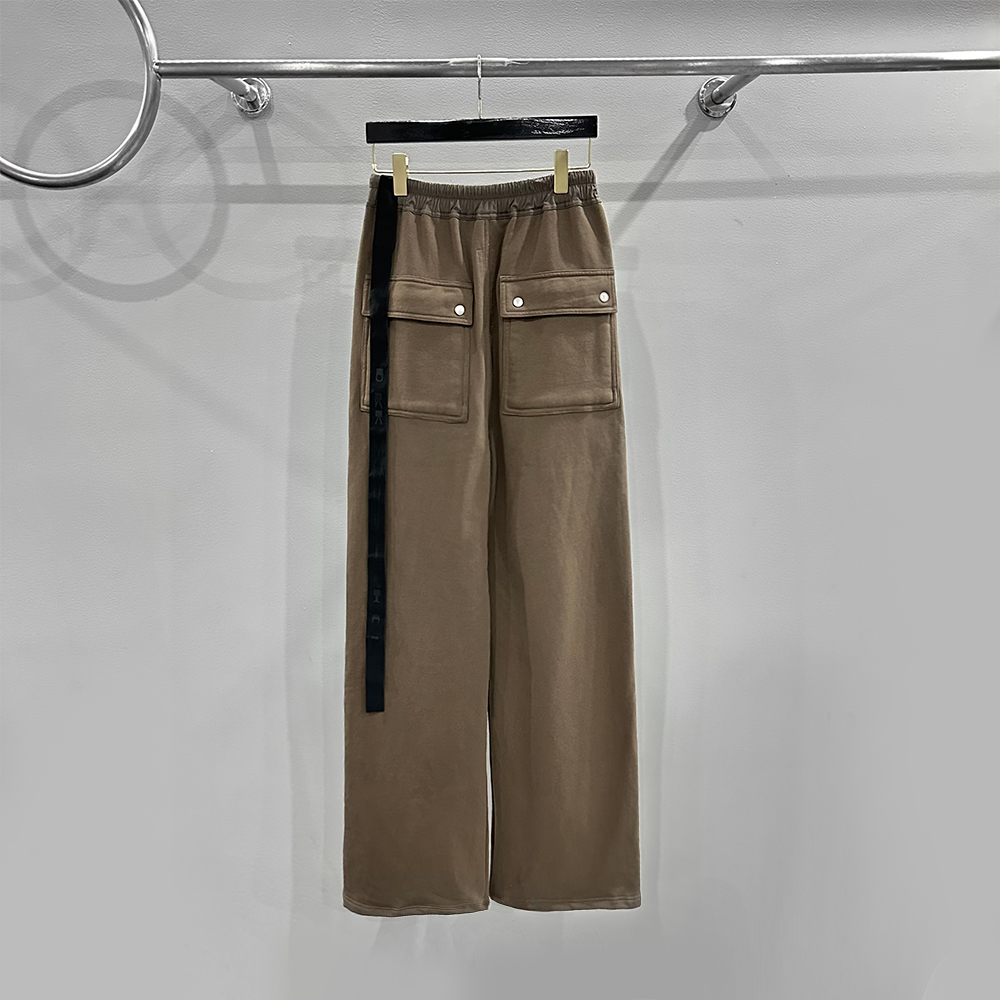 Rick Owens DRKSHDW Geth Belas Black Cotton Baggy Pant（DS01D1327CB-09）