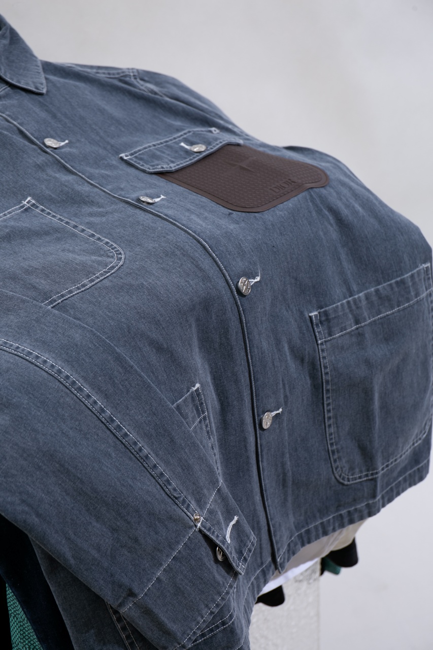  DIOR AND STONE ISLAND  jacket（493D496A385X-C987）