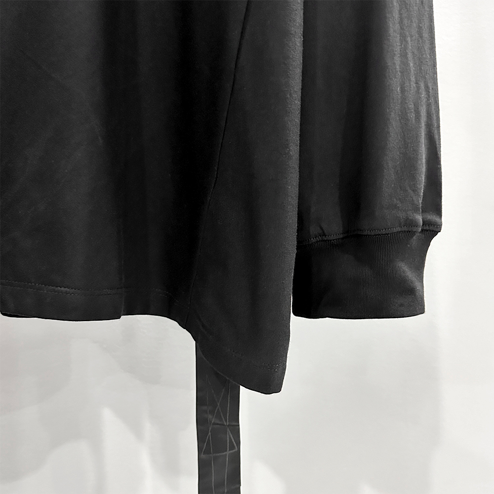 RICK OWENS DRKSHDW AW24 Jumbo Long Sleeve T-Shirt（DS02B4235RIGEM-109）