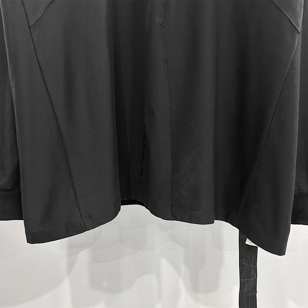 RICK OWENS DRKSHDW AW24 Jumbo Long Sleeve T-Shirt（DS02B4235RIGEM-109）