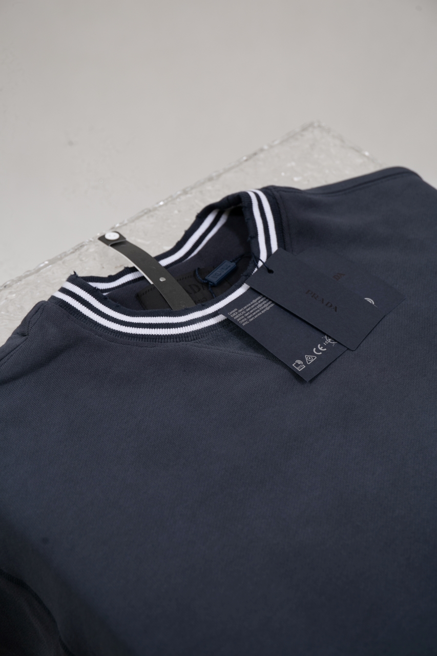 PRADA cotton sweatshirt (UJL69B_15CA_F0008_S_OOO）