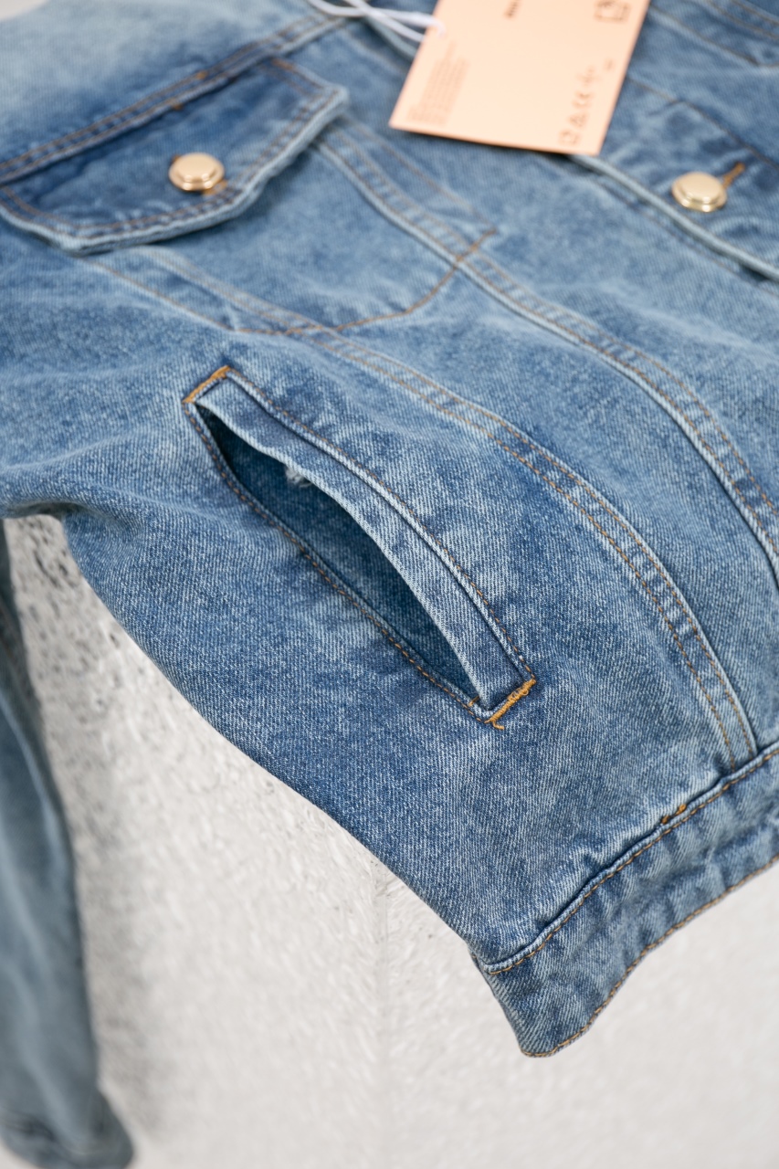 MIUMIU Denim blouson jacket（GWB195-1373-F0076-S-OOO）