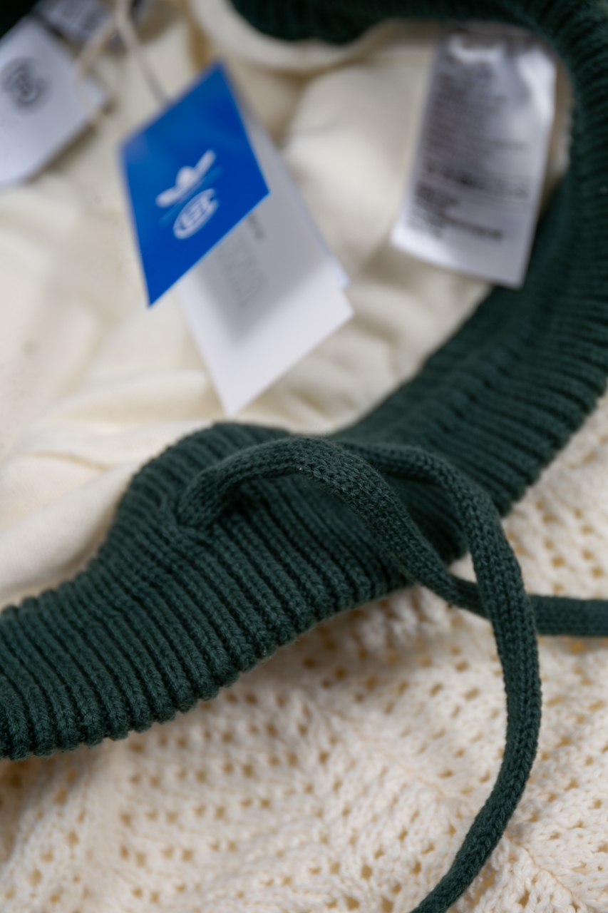 adidas CLOT CROCHET SHORTS BY EDISON CHEN Cream White（JX6554）