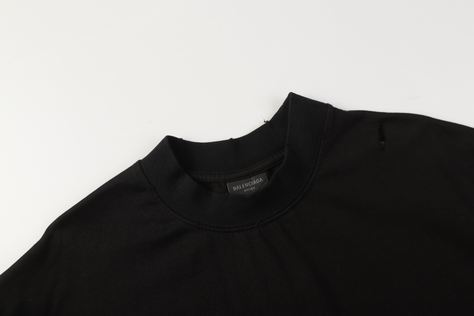 Balenciaga T-shirt in cotone nero cod（764235TQVJ81569）