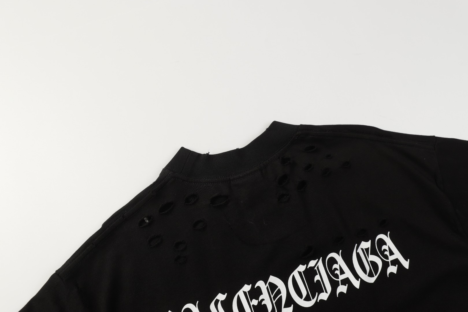 Balenciaga T-shirt in cotone nero cod（764235TQVJ81569）