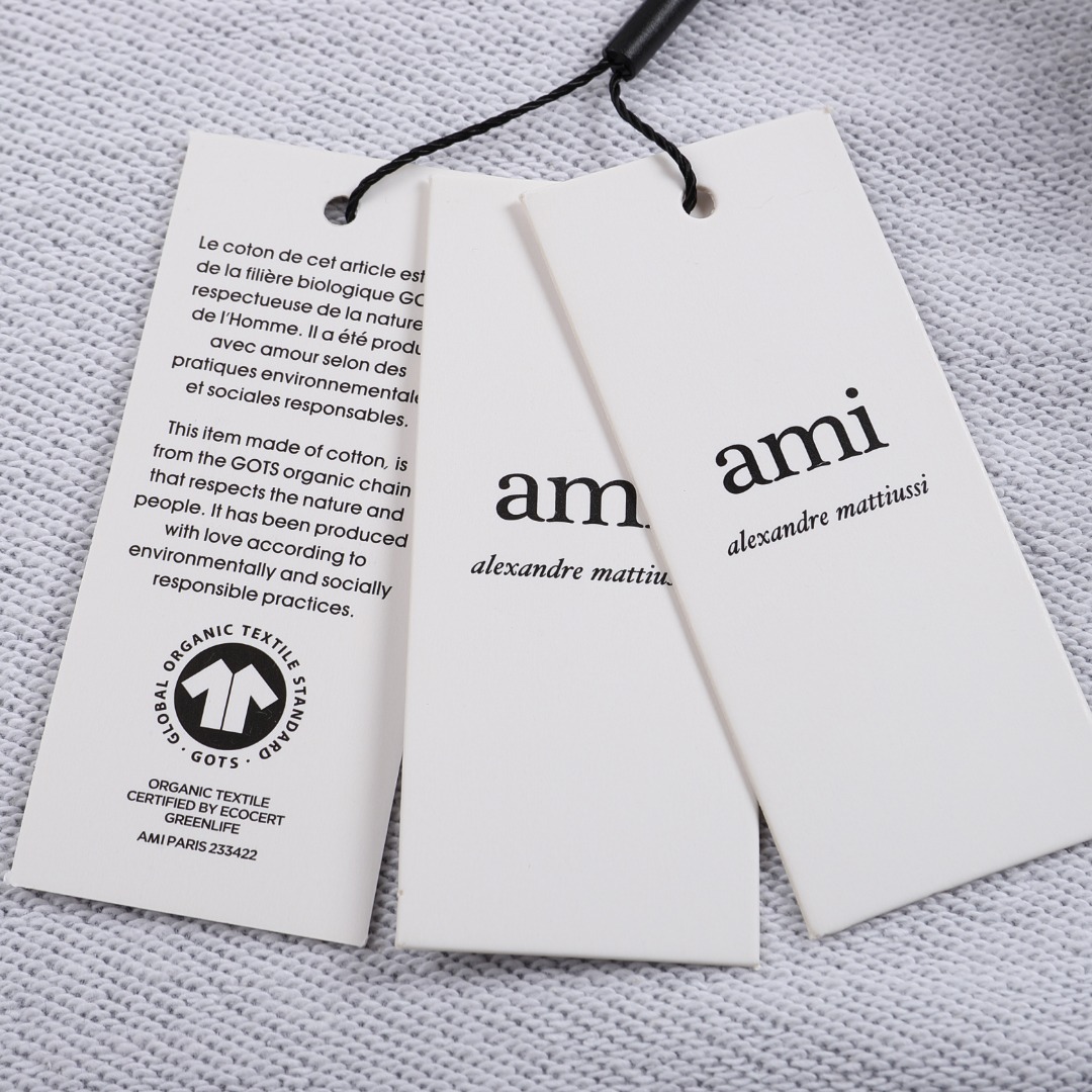 AMI  Heart Logo Zip-Up Hoodie（USW415747055）