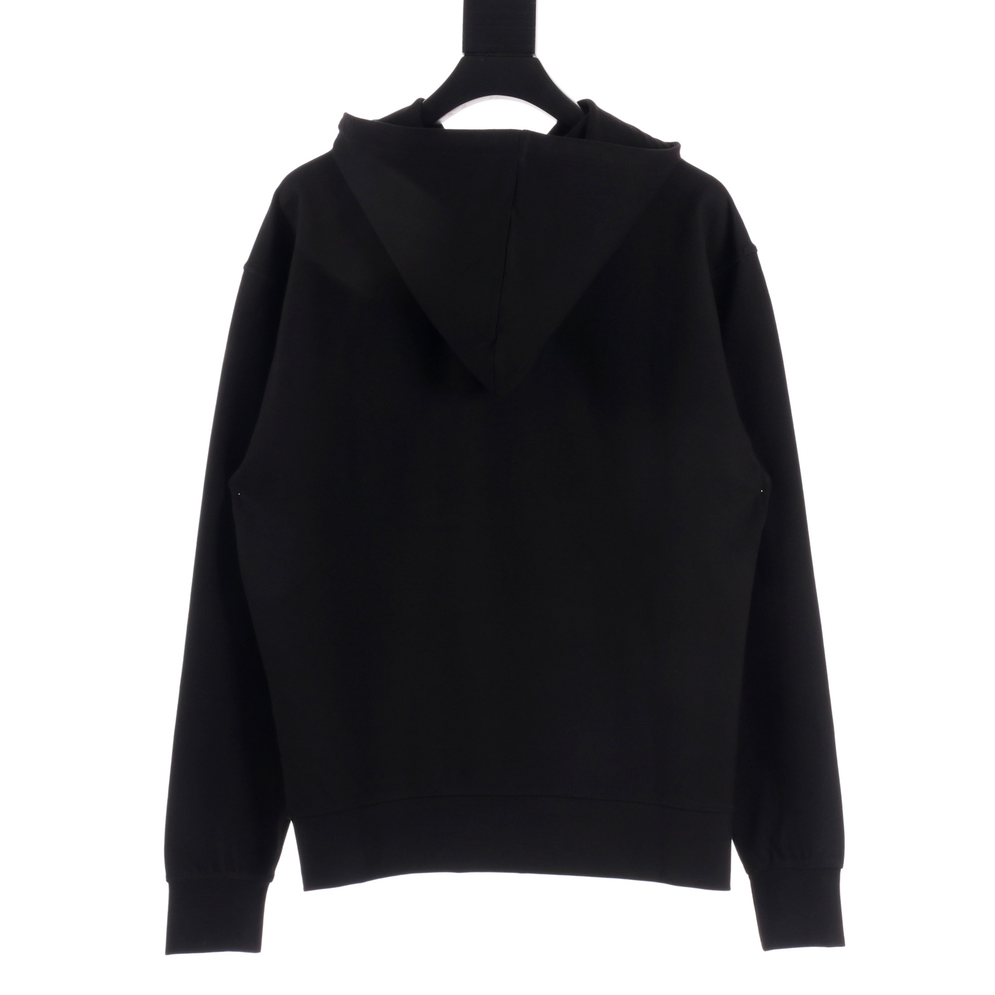 PRADA Cotton Fleece Hoodie Black (UJL45B-11CC-F0002-S-OOO）