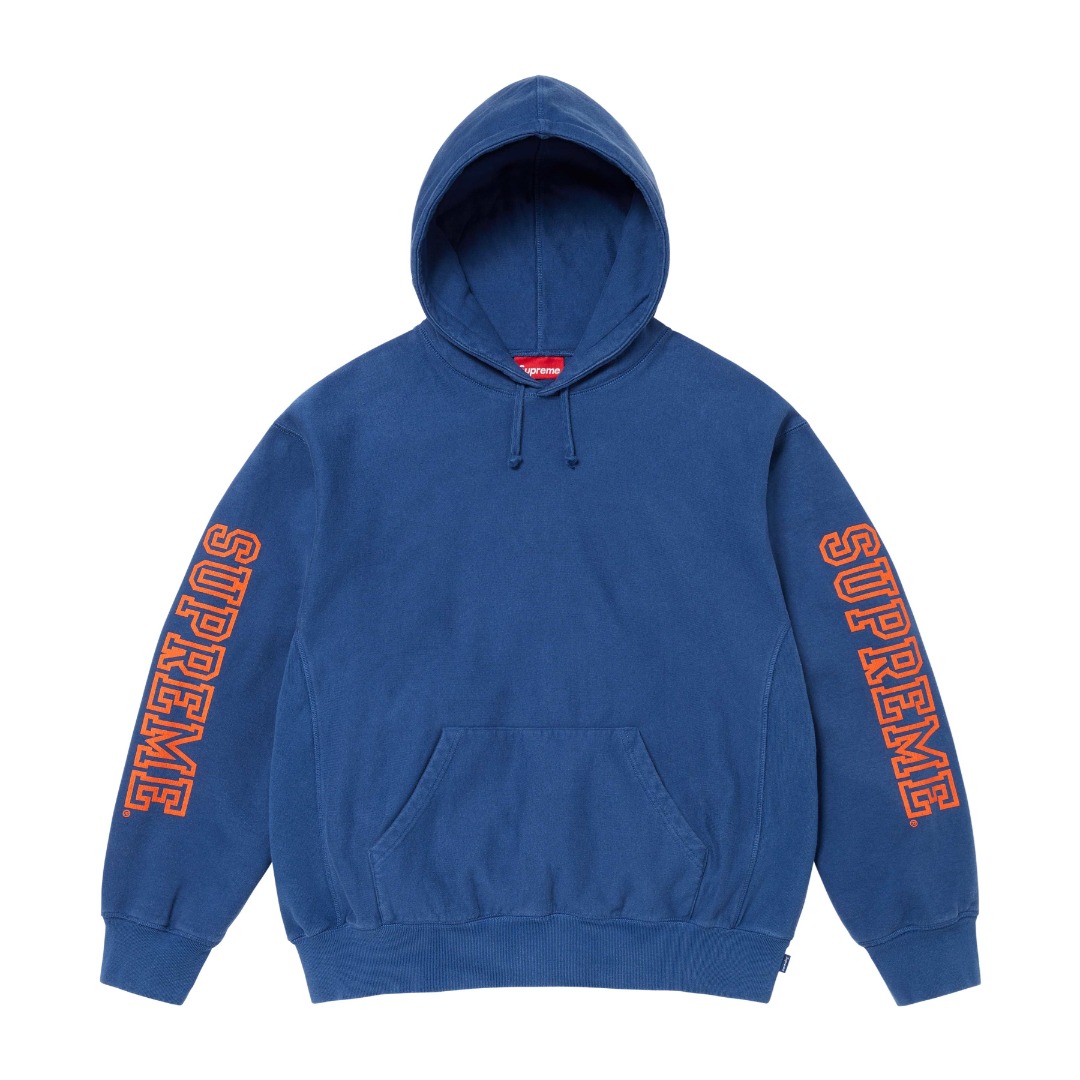 Supreme Collegiate Sleeve Hooded Sweatshirt （SUP-FW24-108）