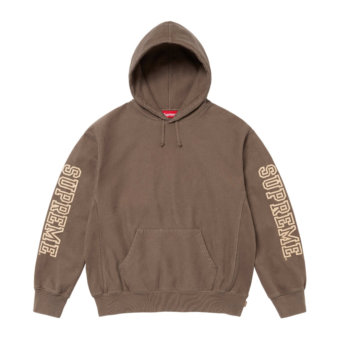 Supreme Collegiate Sleeve Hooded Sweatshirt （SUP-FW24-108）