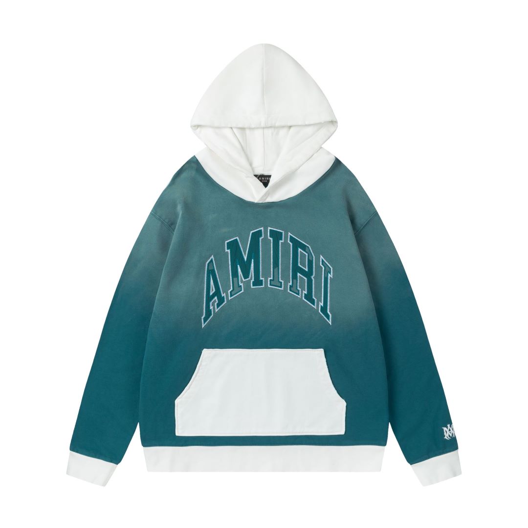 Amiri Vintage Oversized Hoodie (AMJYHD1037-001）