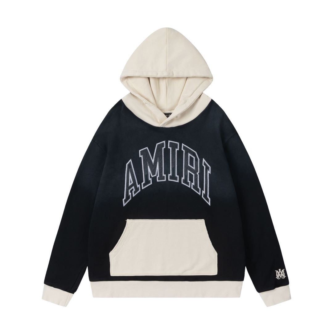 Amiri Vintage Oversized Hoodie (AMJYHD1037-001）