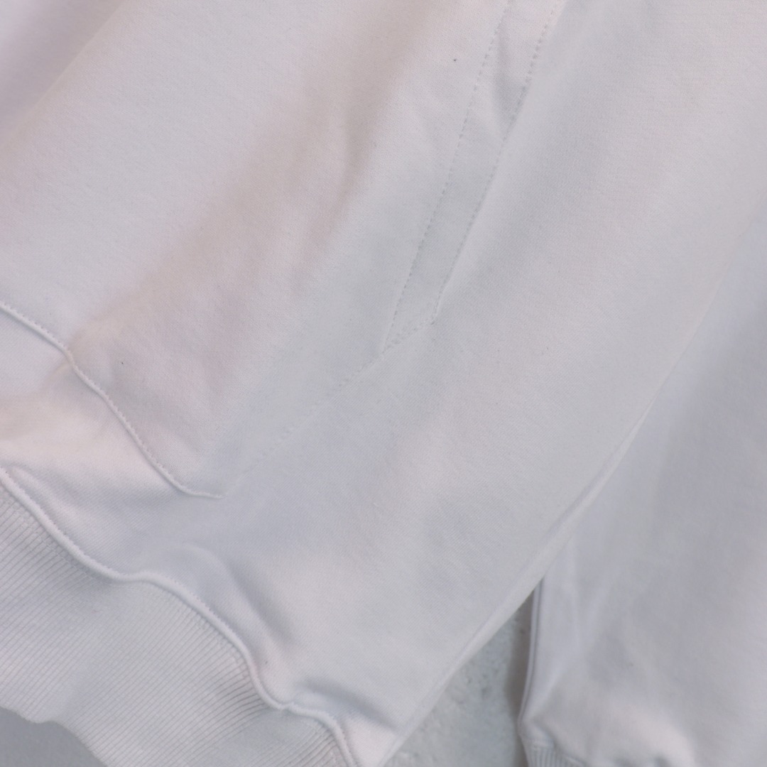 Amiri Wave Logo Cotton Graphic Hoodie (AMJYHD1043-BLACK）