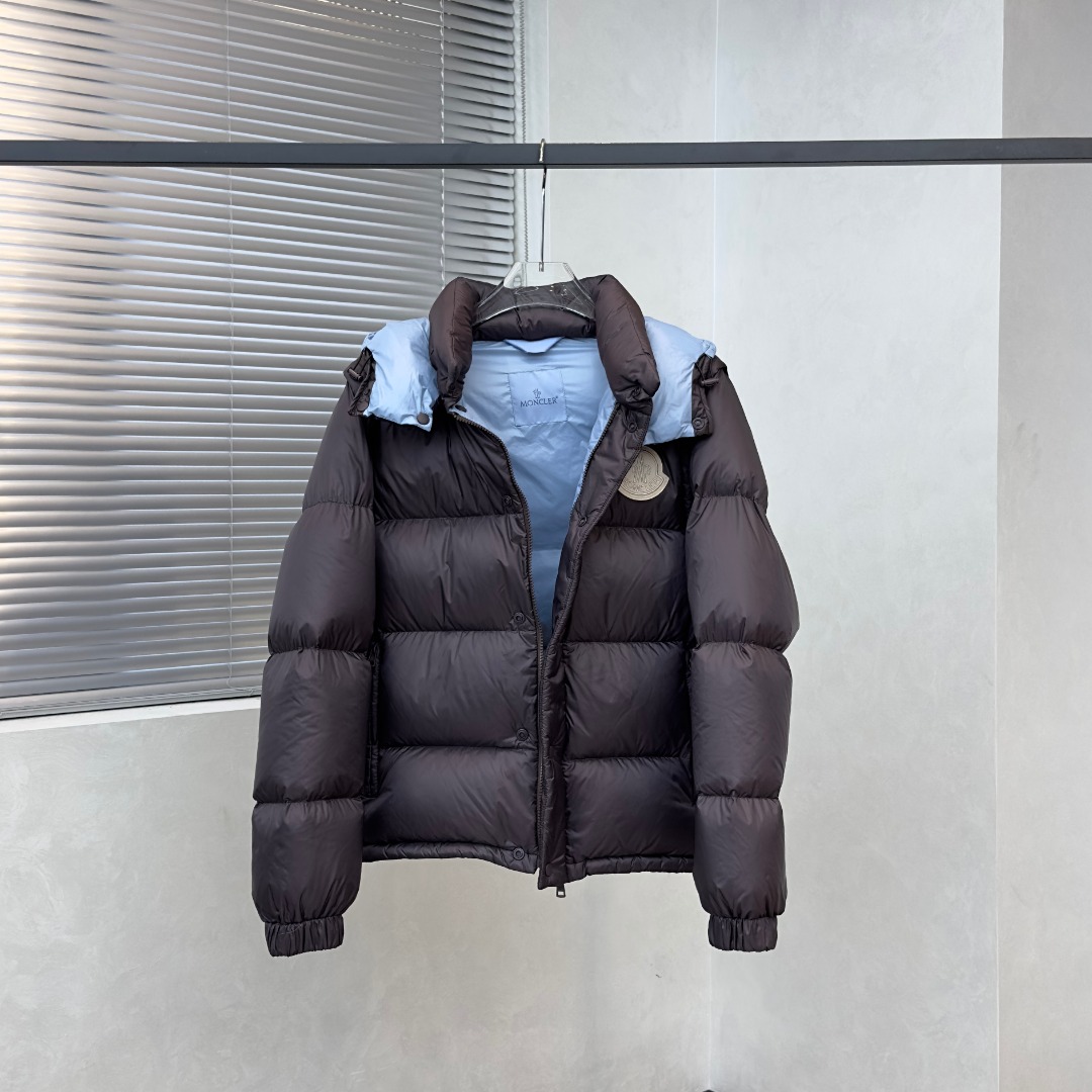 MONCLER Cyclone men's two-in-one hooded short down jacket（K20911A00239596RD997）