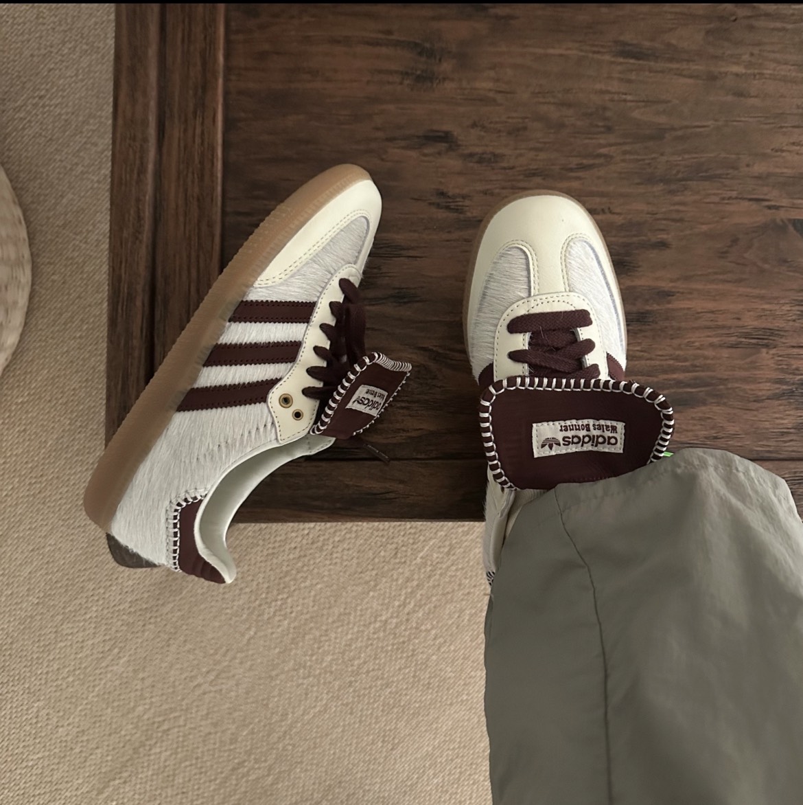 Wales Bonner × adidas Samba Pony Tonal Low 