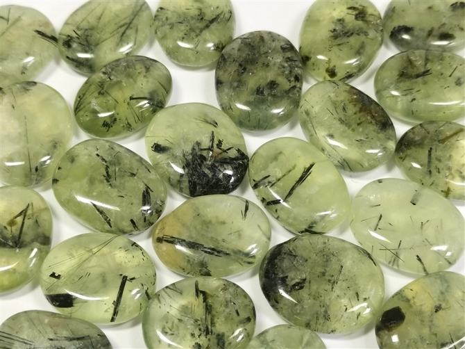 Prehnite with Epidote Discs - He Hi She Lo Crystals