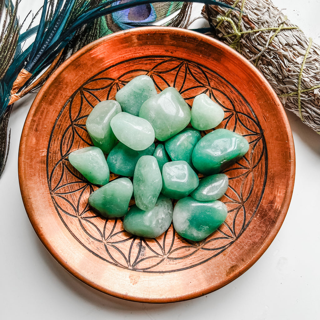 Aventurine green tumbled &ndash; The Divine Mine