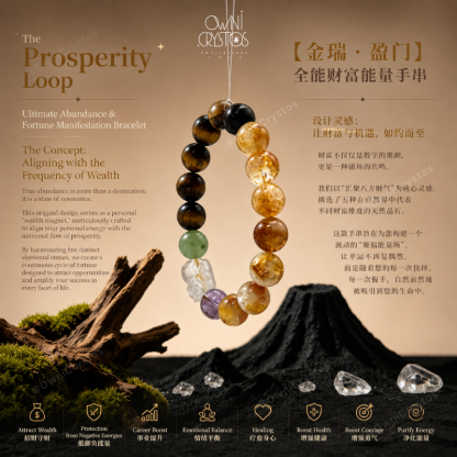PiXiu Wealth Natural Crystal bracelet unisex Tiger Eyes Obsidian Amethyst Citrine
