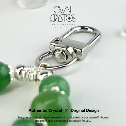 Aventurine Healing Aura Bag Charm