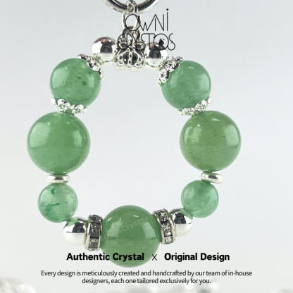 Aventurine Healing Aura Bag Charm