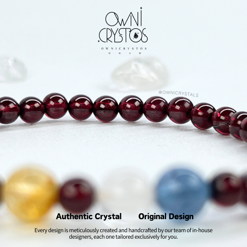 Five Elements Garnet-OwniCrystos