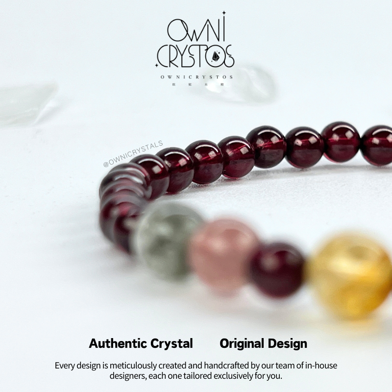 Five Elements Garnet-OwniCrystos