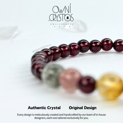 Five Elements Garnet-OwniCrystos