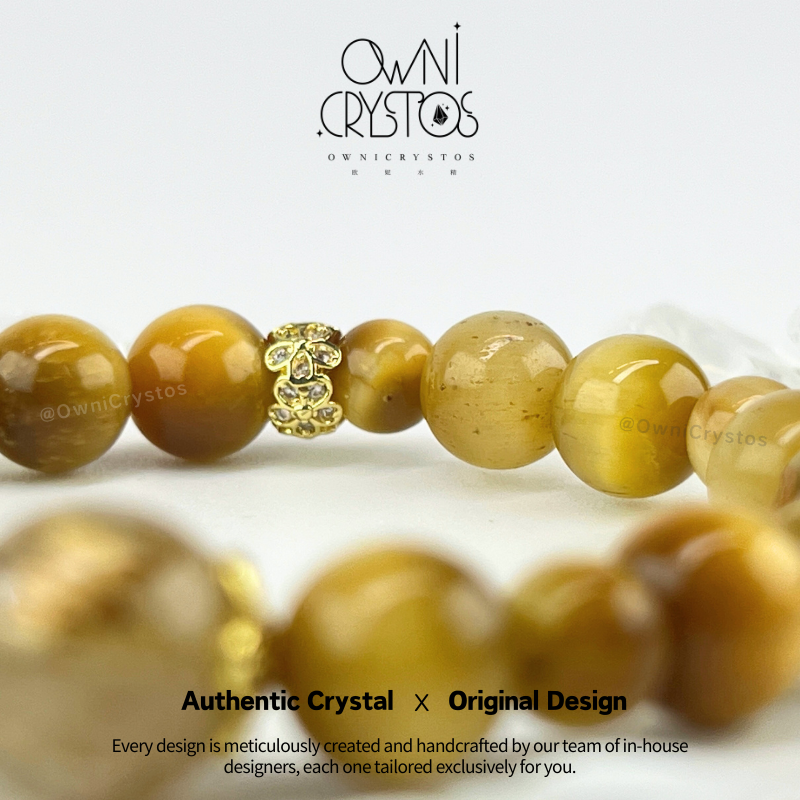 Wealth & Courage Gold Tiger Eye Bracelet