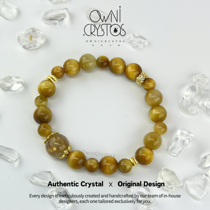Wealth & Courage Gold Tiger Eye Bracelet