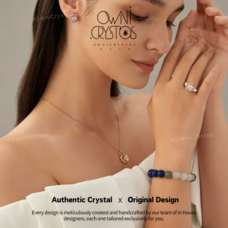 Water Element crystal Kyanite Blue Apatite Lapis Lazuli Moonstone unisex bracelet