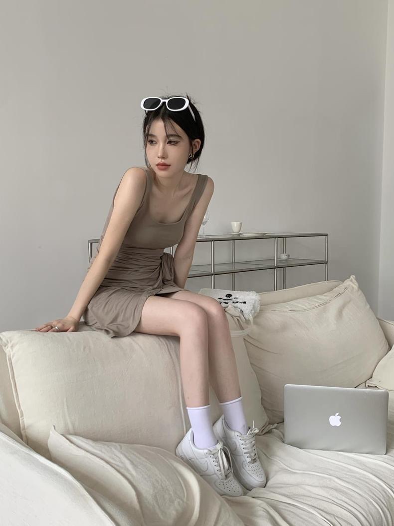 Wrap Around Mini Dress