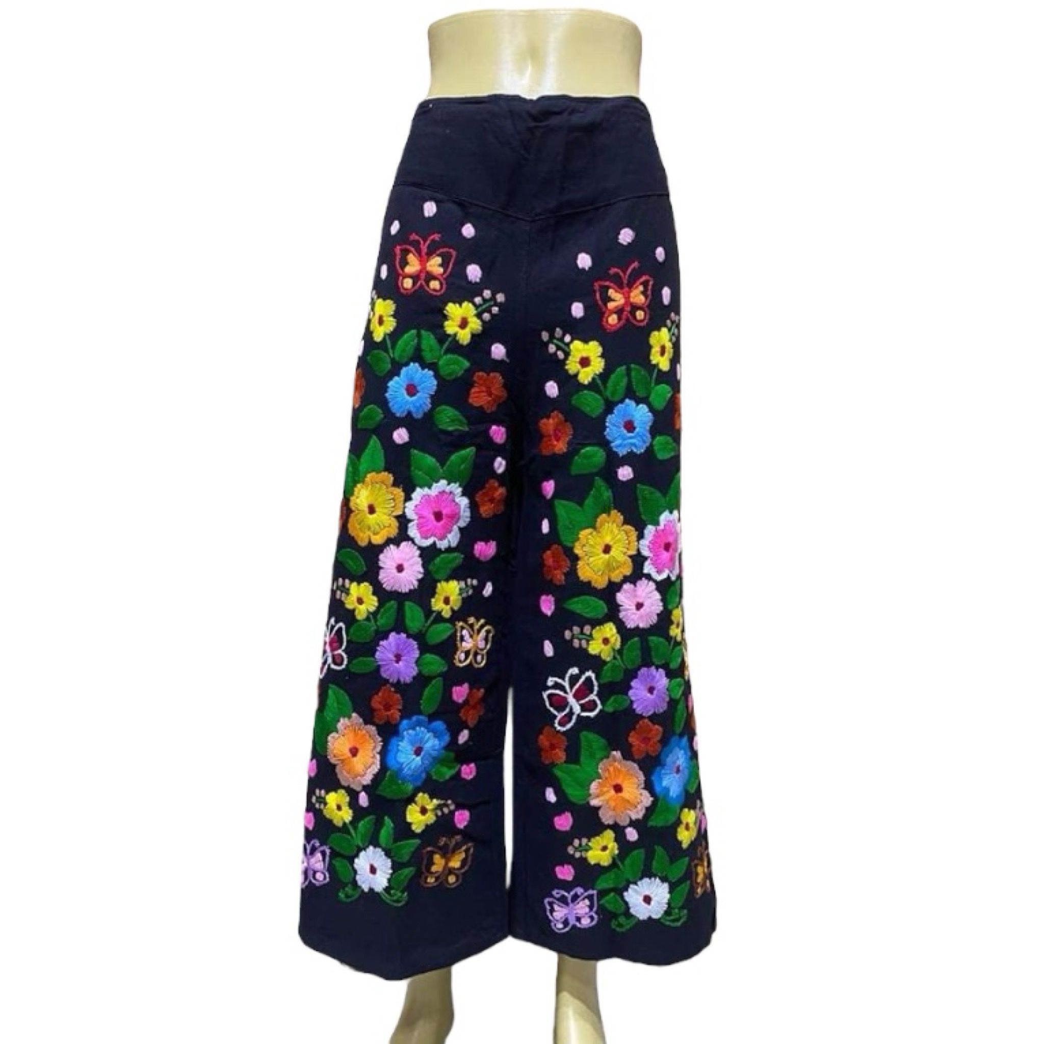 HM 100% Cotton Embroidery Pants