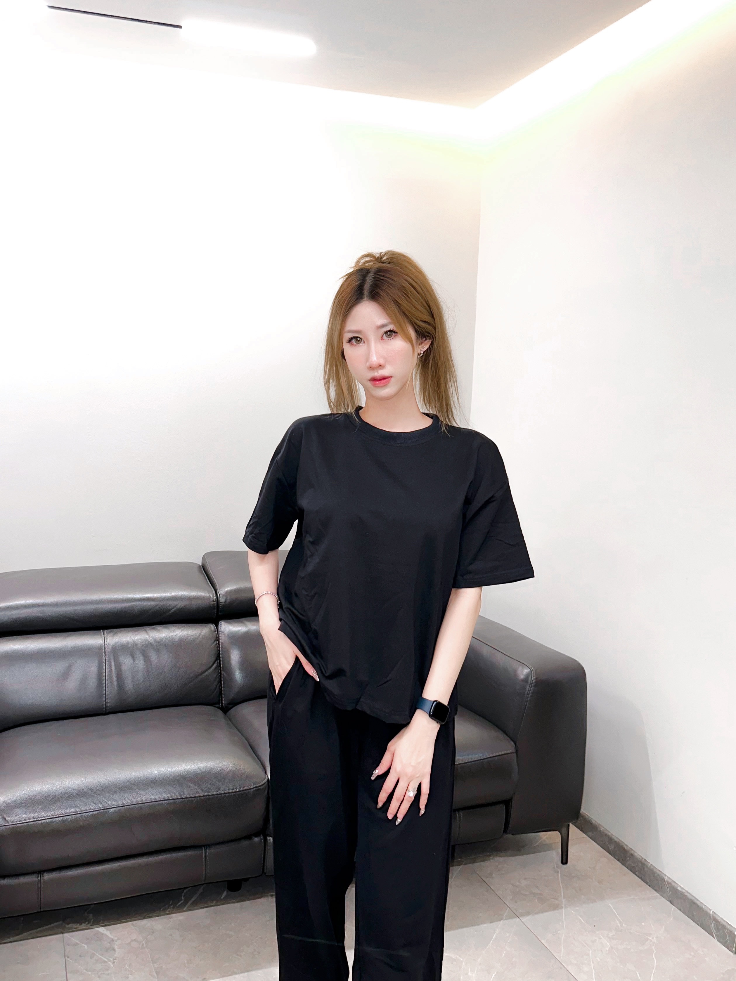 Sporty Top & Long Pants Set (2 Colours)