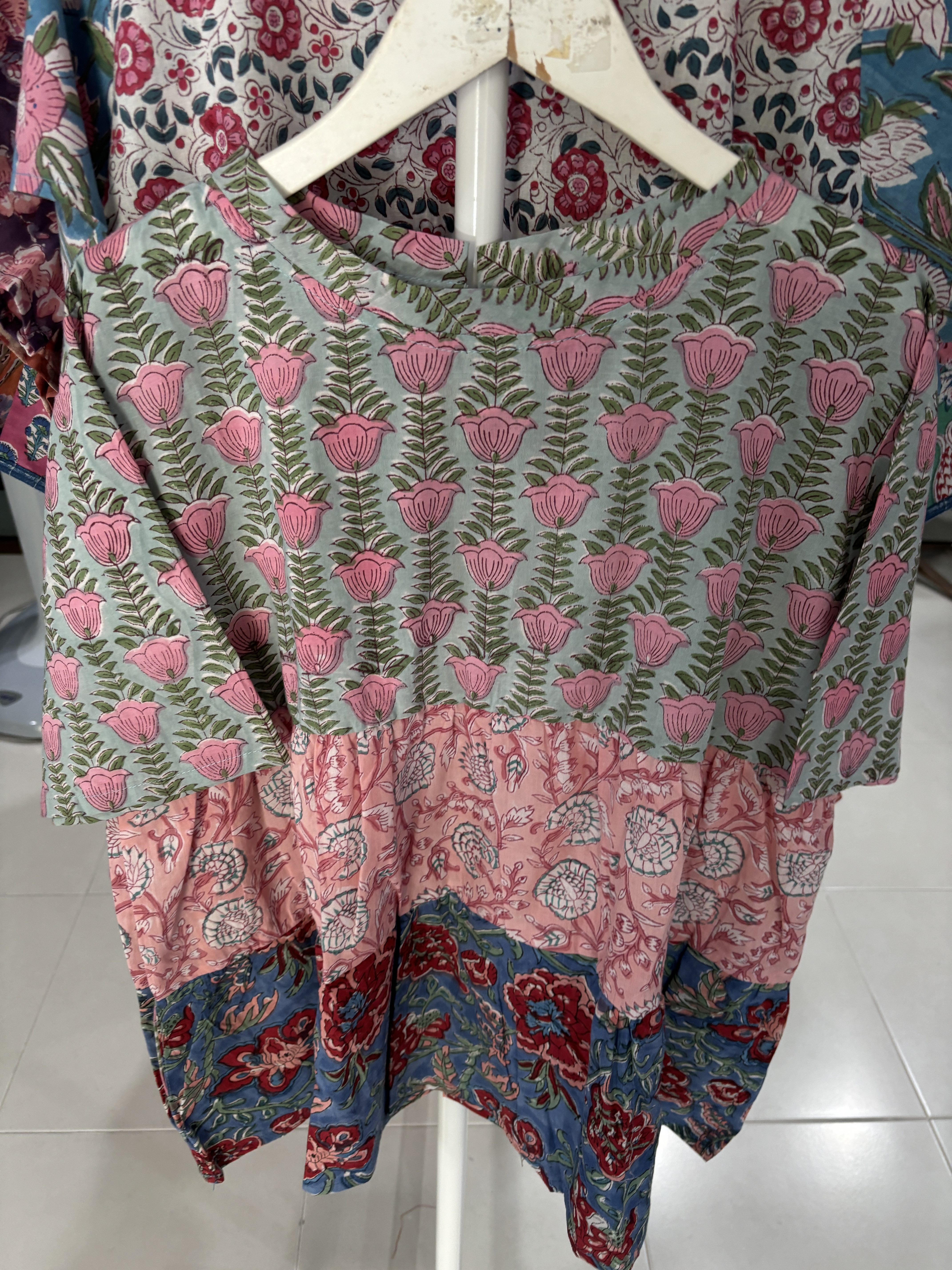 Indian Cotton Babydoll Top