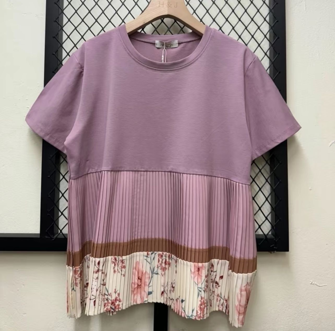 HC Pleated Flora Top