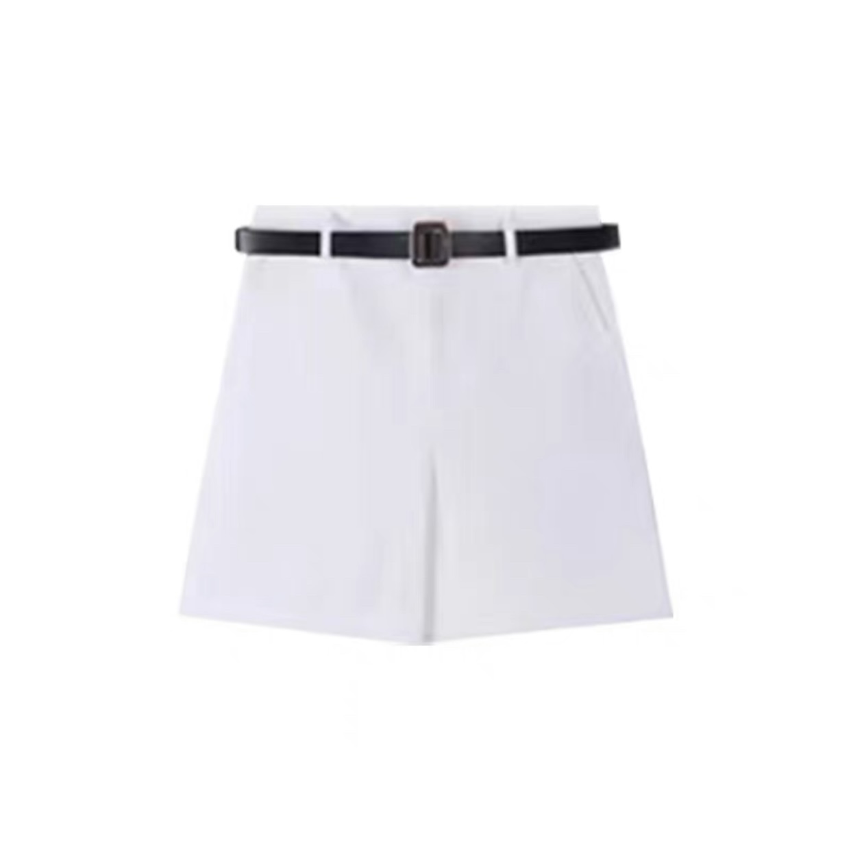 Korean Smart Casual Button Up Tee & Shorts Set