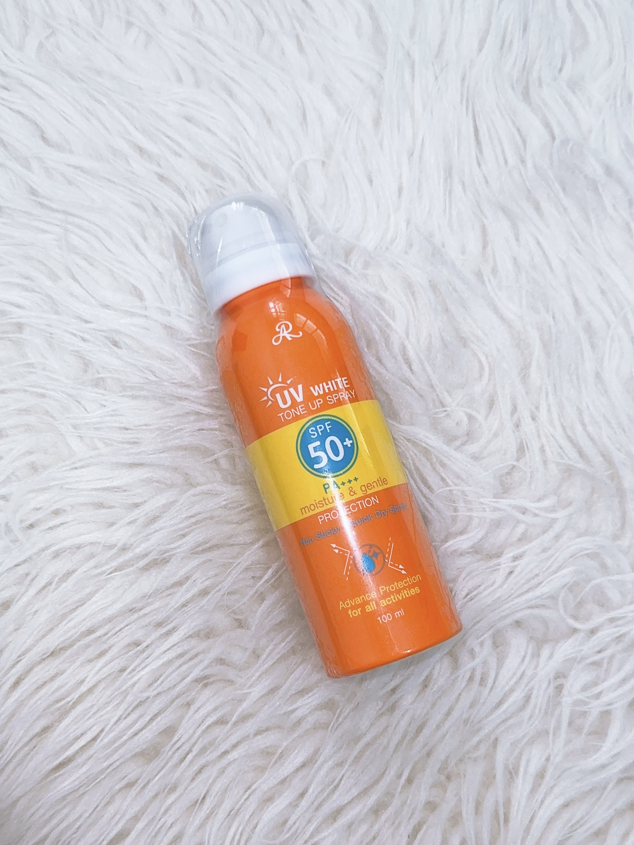 White Tone Up Sunscreen Spray